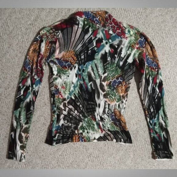 Alberto Makali  hand beaded sweater women's size  medium - Picture 4 of 10